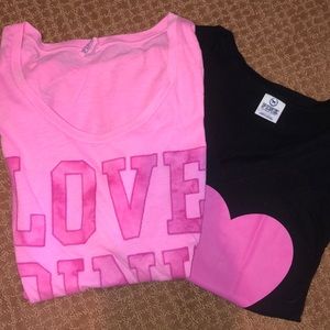 TWO FOR ONE Victoria’s Secret PINK Shirts